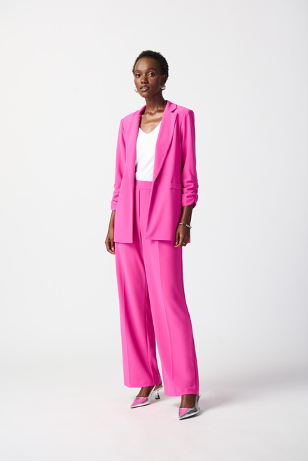 Pleated &amp; Tailored Pants Style 241095. Ultra Pink. 8