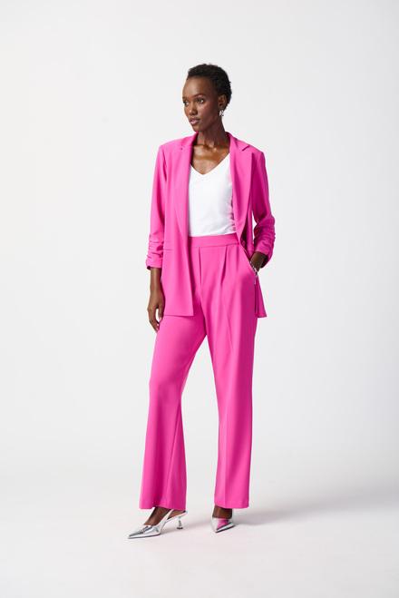 Pleated &amp; Tailored Pants Style 241095. Ultra Pink. 7