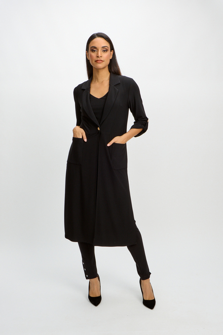 Long jacket with pockets Model 241100