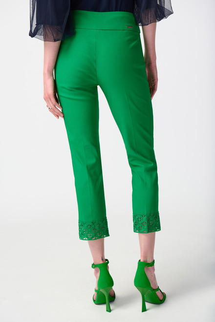 Stretch Detail Lace Pant Style 241102. Island Green. 2