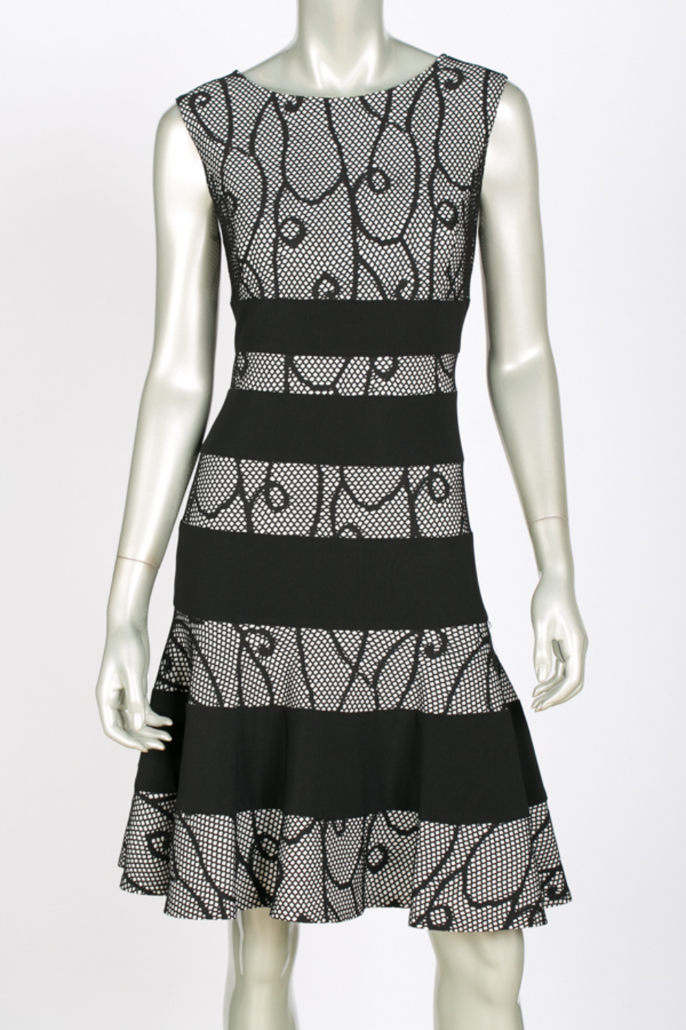 Joseph Ribkoff dress style 144838. Black/white
