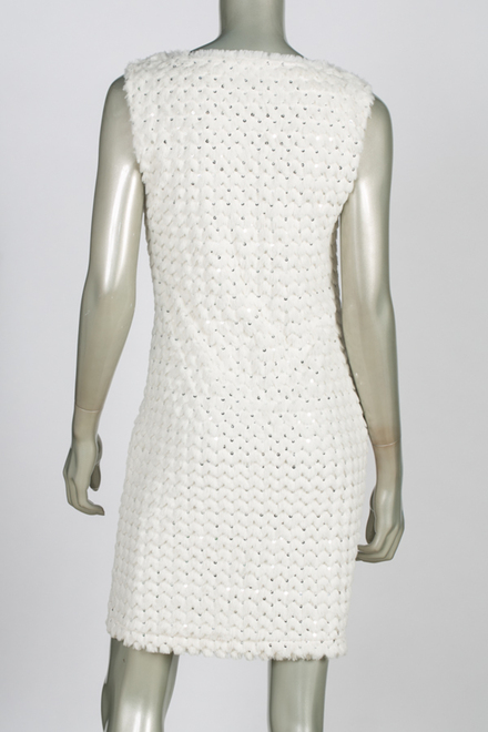 Joseph Ribkoff dress style 144847. White. 2