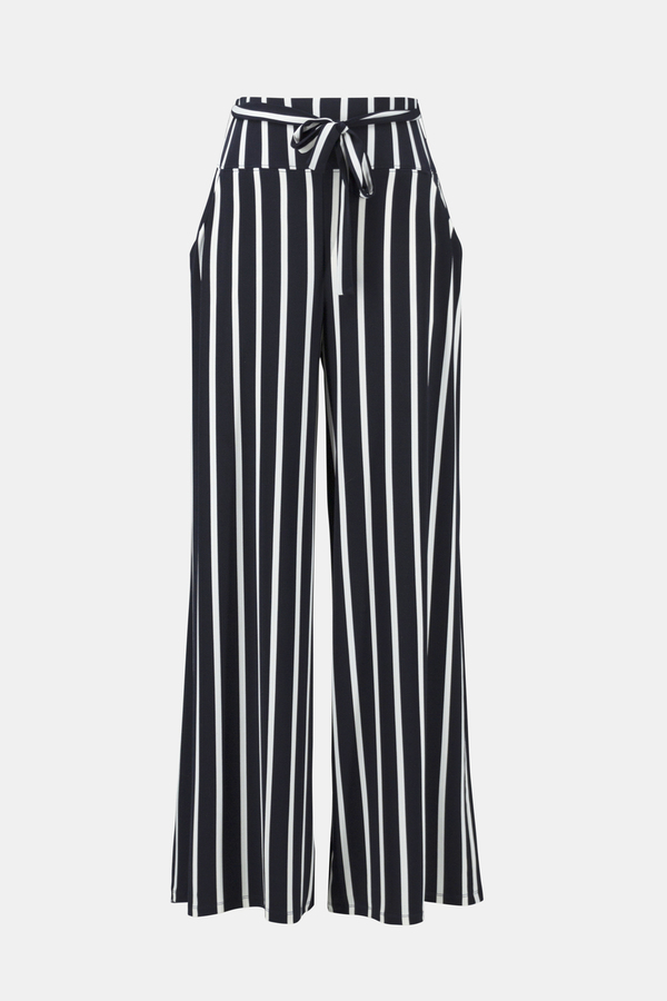 Vertical Stripe Wide Leg Pants Style 241135