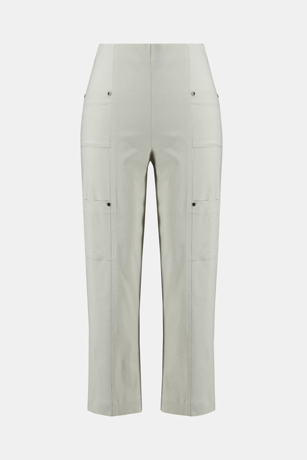Multi-Pocket Straight Leg Pants Style 241163. Moonstone. 6