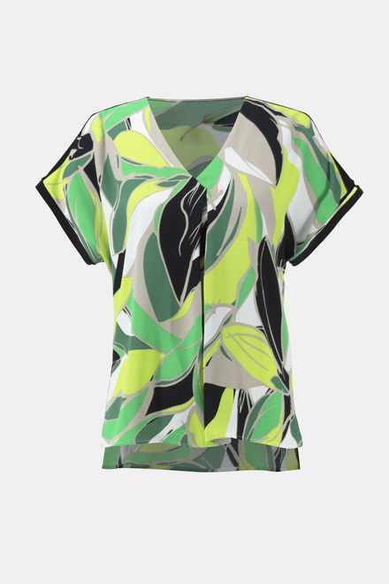 T-shirt multicoloure &agrave; pince mod&egrave;le 241175. Vanille/multi. 7