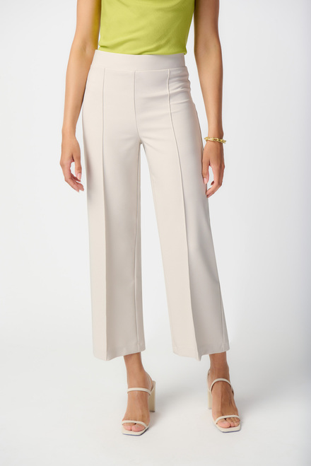 Seam Detail Cropped Pants Style 241185. Moonstone. 3