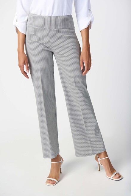 Vertical Striped Wide Leg Pants Style 241197