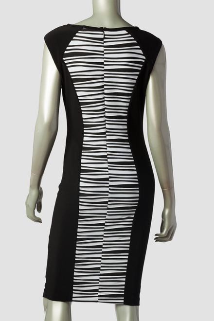 Joseph Ribkoff dress style 144936. Black/white. 3