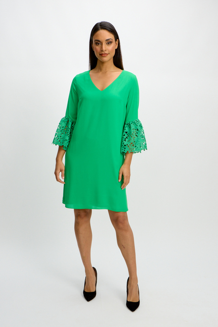 Ruffle &amp; Lace Dress Style 241252. Island Green. 4