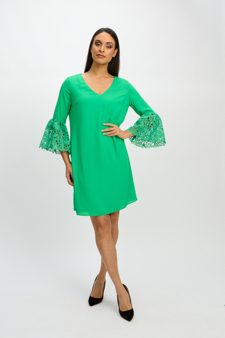 Ruffle &amp; Lace Dress Style 241252. Island Green. 5