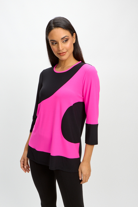 Two-Tone Colour-Blocked Top Style 241256