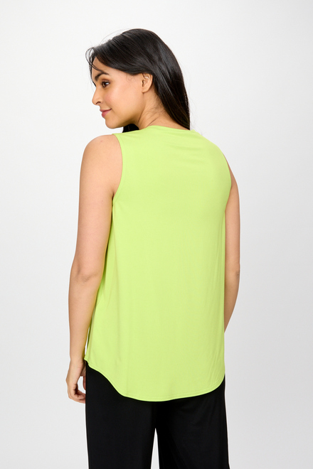 Rounded Neck Wide Tank Style 241289. Key Lime. 2