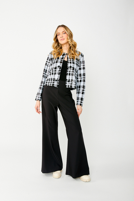 Wide Leg Flared Pants Style 241738