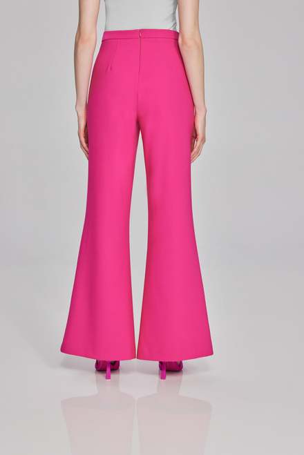 Pantalon large &eacute;vas&eacute;, zipp&eacute; mod&egrave;le 241738. Shocking Pink. 2