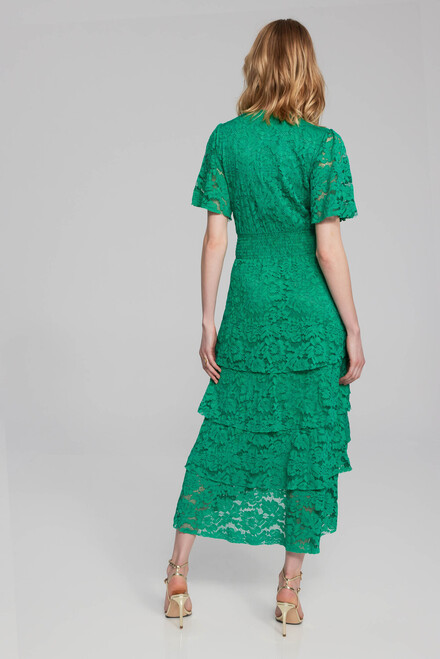 Lace &amp; Ruffle Dress Style 241759. Noble Green. 2