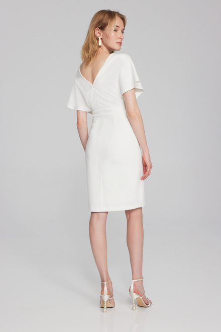 Pearl Bodice Wrap Front Dress Style 241761. Vanilla 30. 3