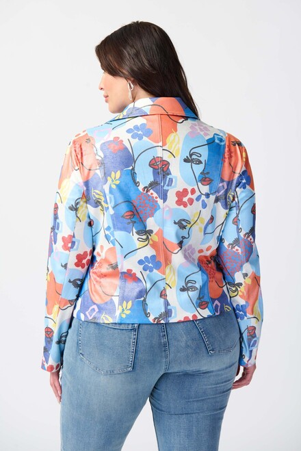 Multi-Colour Floral Print Jacket Style 241910. Multi. 3