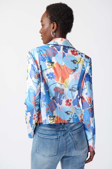 Multi-Colour Floral Print Jacket Style 241910. Multi. 7