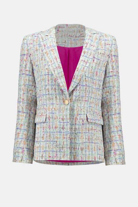 Multi-Colour Tweed Blazer Style 241927. Multi. 10