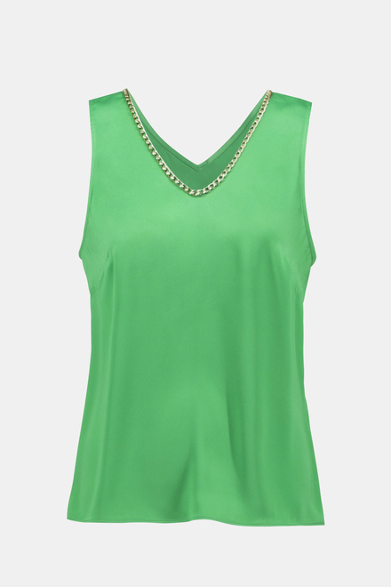 Chain Detail Top Style 241928. Island Green. 5