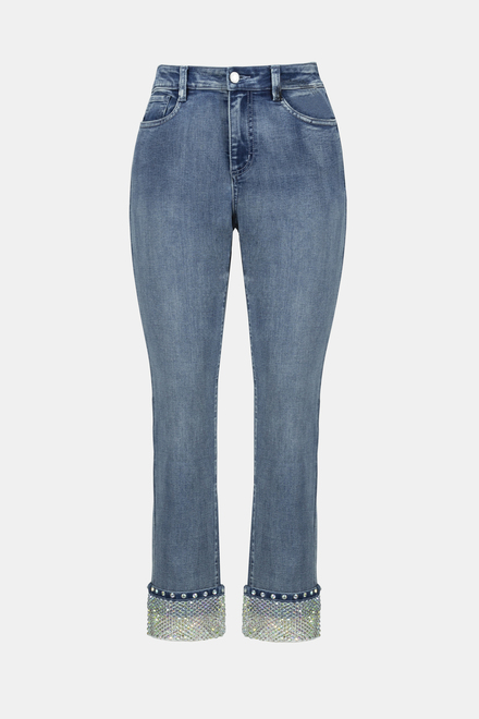 Mesh Cuff Pants Style 241929. Vintage Blue. 12