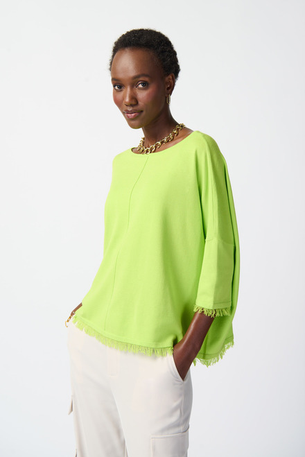 Frayed Edge Top Style 241933. Key Lime. 3