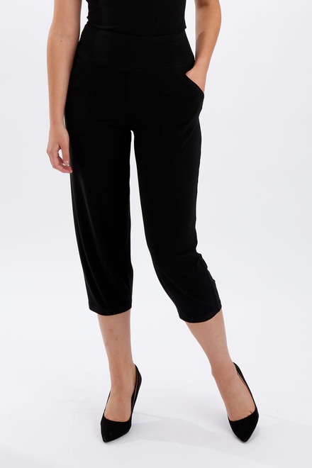 Concealed Pocket Knit Pants Style 246026. Black