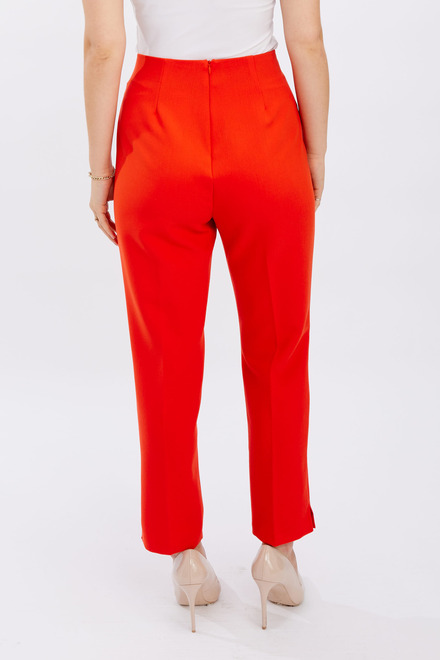 Cropped High-Rise Pants Style 246179. Orange. 2