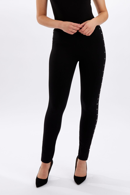 Studded Knit Pants Style 246250U. Black. 2