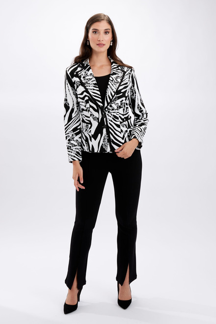 Zebra Print Jacket Style 246367. Black/white. 4