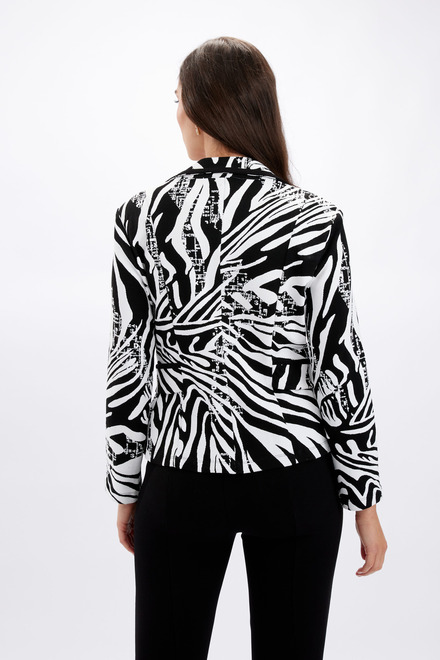 Zebra Print Jacket Style 246367. Black/white. 2