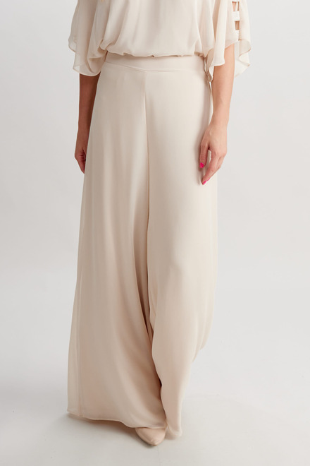 Wide leg pant Style 248027. Champagn