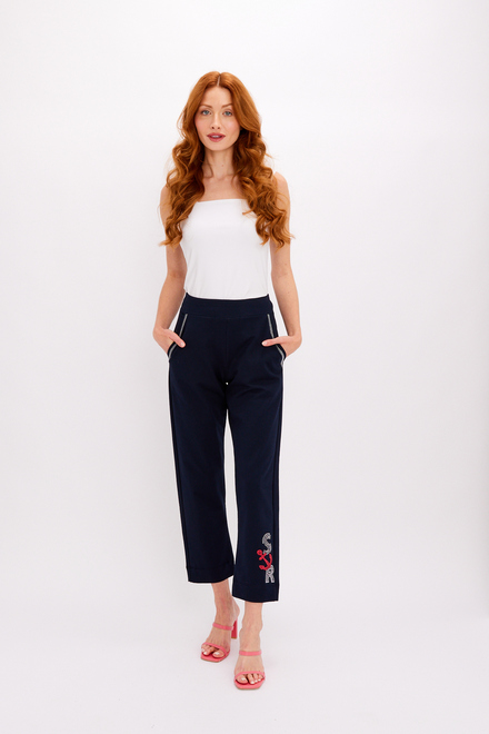 Embroidered Casual Trousers Style 24104