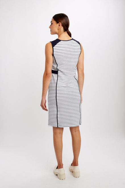 Horizontal Stripes Mini Dress Style 24107. As Sample. 2