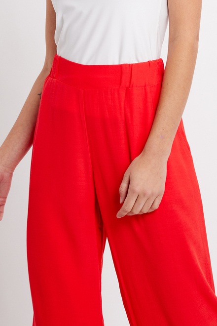 High-Rise Minimalist Trousers Style 24178. Coral. 3