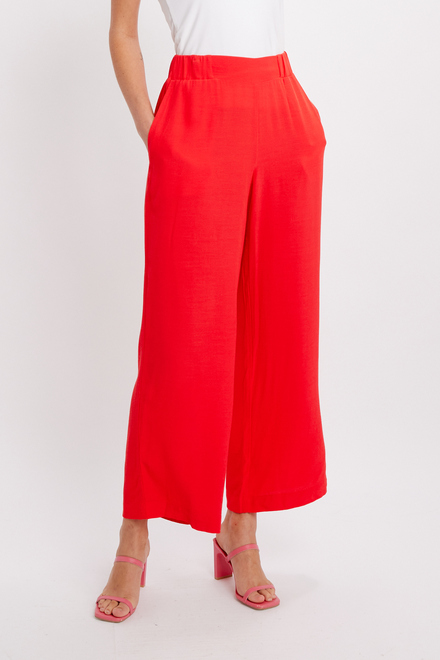 High-Rise Minimalist Trousers Style 24178. Coral
