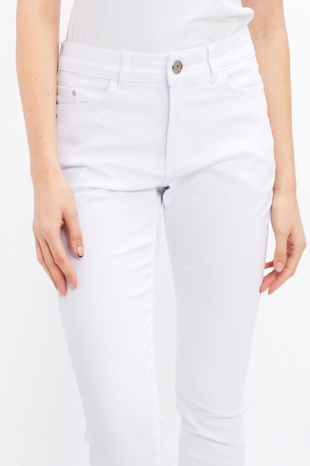 Dolcezza Woven Pants Style 24205. White. 3