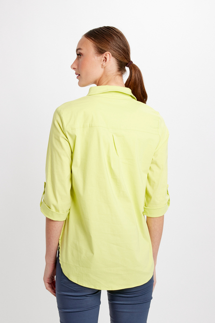 Minimalist Polo Business Shirt Style 24222. Citrus. 2