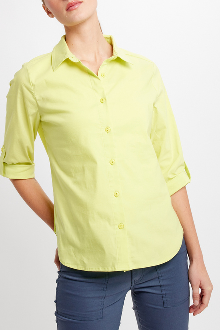 Minimalist Polo Business Shirt Style 24222. Citrus. 3