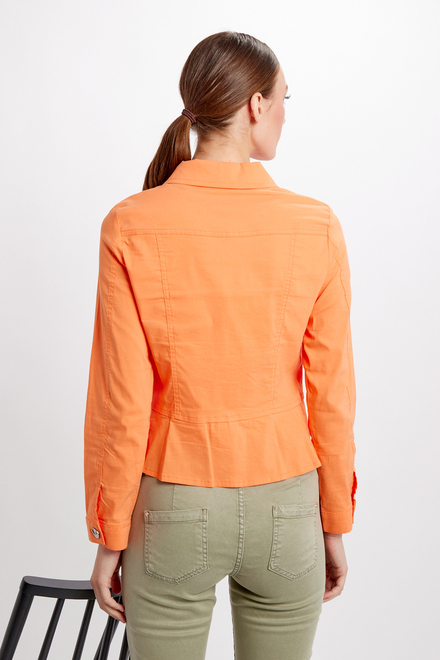 Woven Jacket Style 24223. Orange. 3