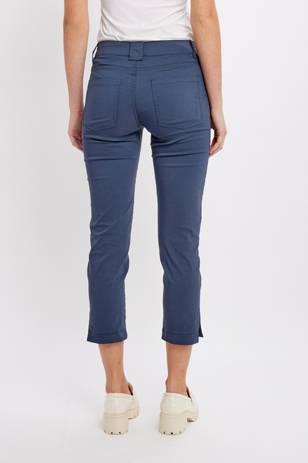 Casual Slim-Fit Trousers Style 24225. Indigo. 4