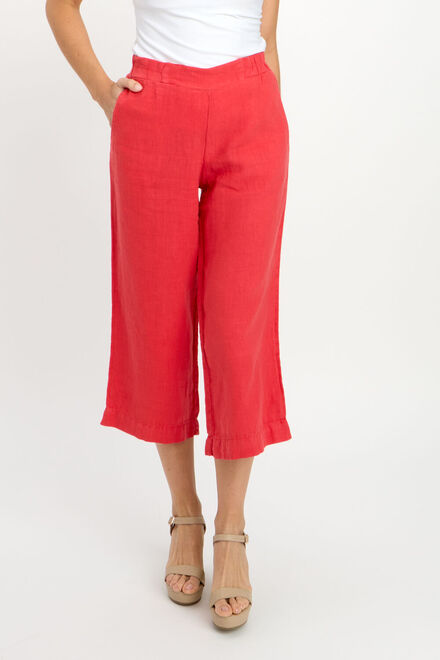 Dolcezza Woven Pant Style 24253. Coral. 4