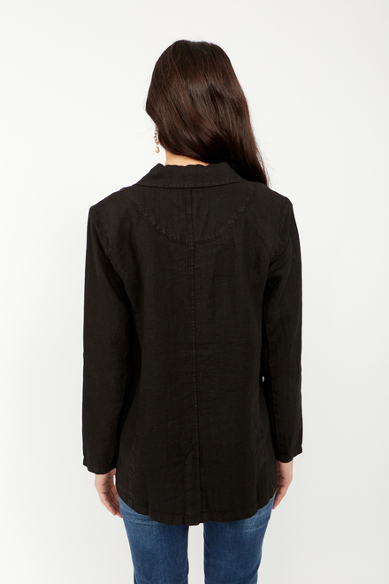 Dolcezza Woven Jacket Style 24257. Black. 2