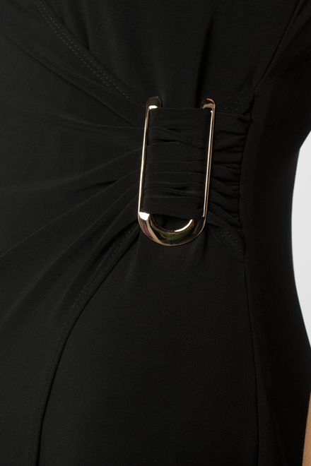 Joseph Ribkoff dress style 151002. Black/vanilla. 3