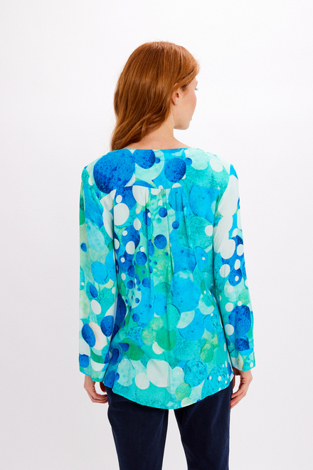 Abstract Dolman Oversized Blouse Style 24622-6609. As Sample. 2