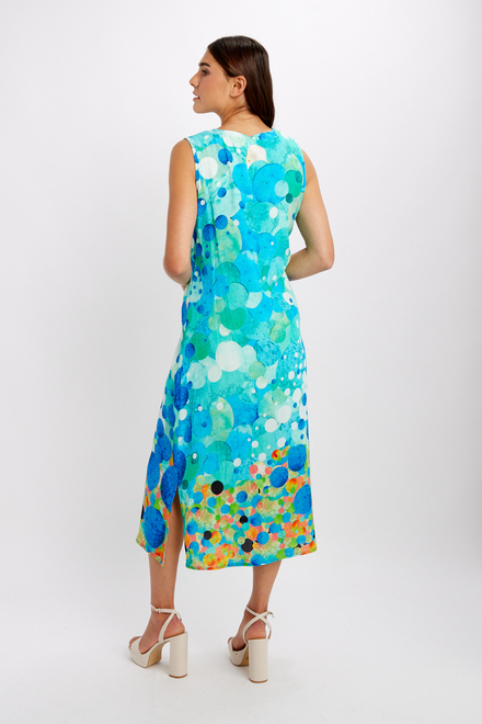 Sleeveless Square-Neck Midi Dress Style 24623. As Sample. 2