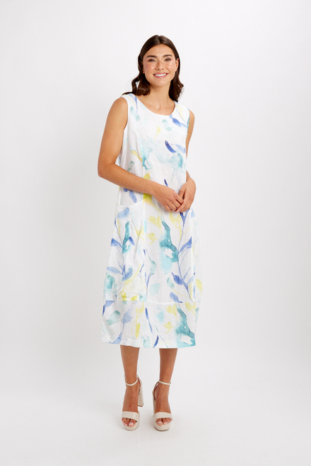 Summer Leaf Midi Dress Style 24634. As sample