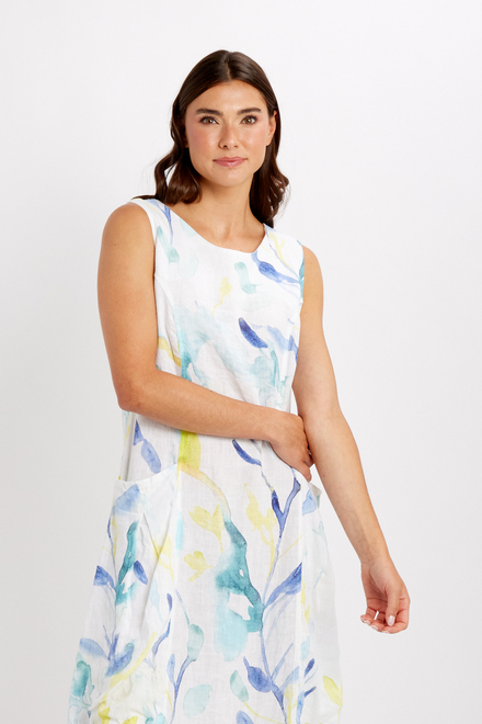 Summer Leaf Midi Dress Style 24634. As Sample. 3