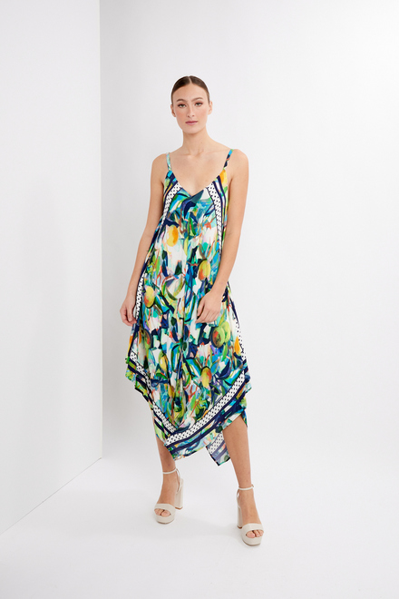 Pleated Summer Midi Dress Style 24651. As sample