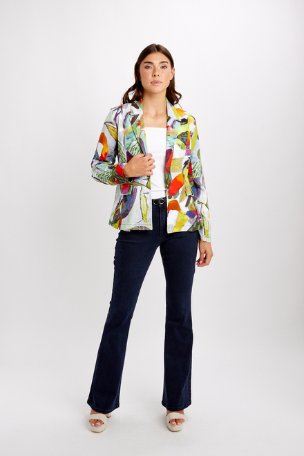 Edgy Abstract Blazer Style 24700. As Sample. 4